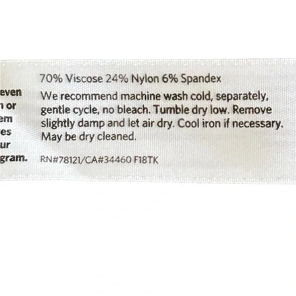 Eileen Fisher Dress of Stretch Crepe Crew Neck Short Sleeve  Front Pockets XXS - Picture 6 of 6